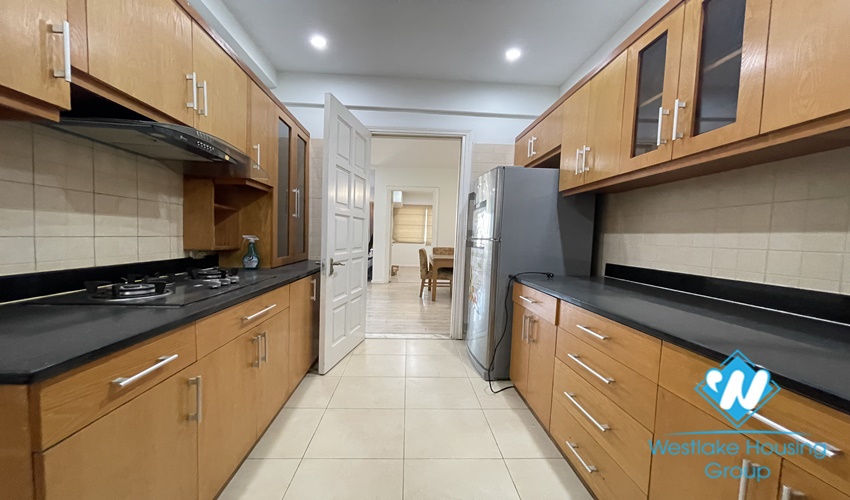 High floor apartment fully furnished new modern four bedrooms for rent E4 ciputra